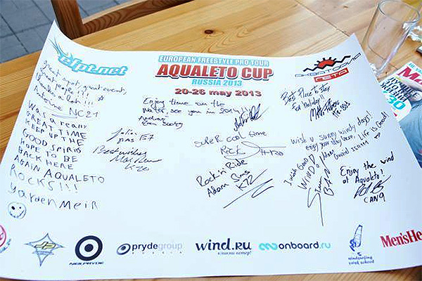 Европейские райдеры о EFPT Aqualeto CUP Russia 2013