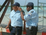 Police on Bonaire.  